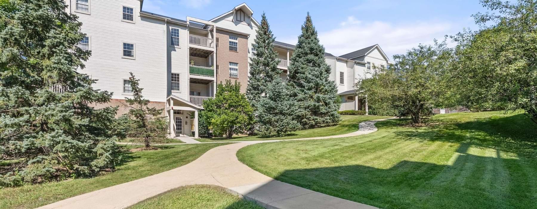 walkways throughout property