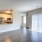 living room with large window
